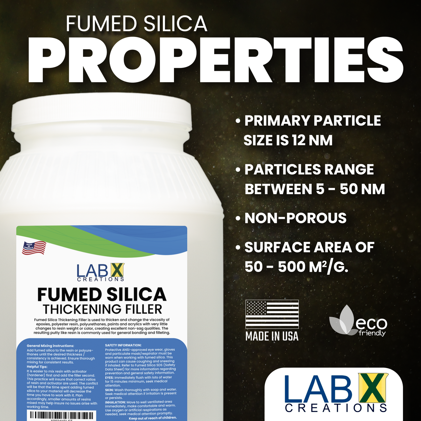 LXC FUMED SILICA 10lb bag white powder super strength thickener, for epoxy, polyester, fiberglass resin, adhesive, paint systems, thickening agent, sealant, silicone, hydrophilic, Fishing Fly Flotant